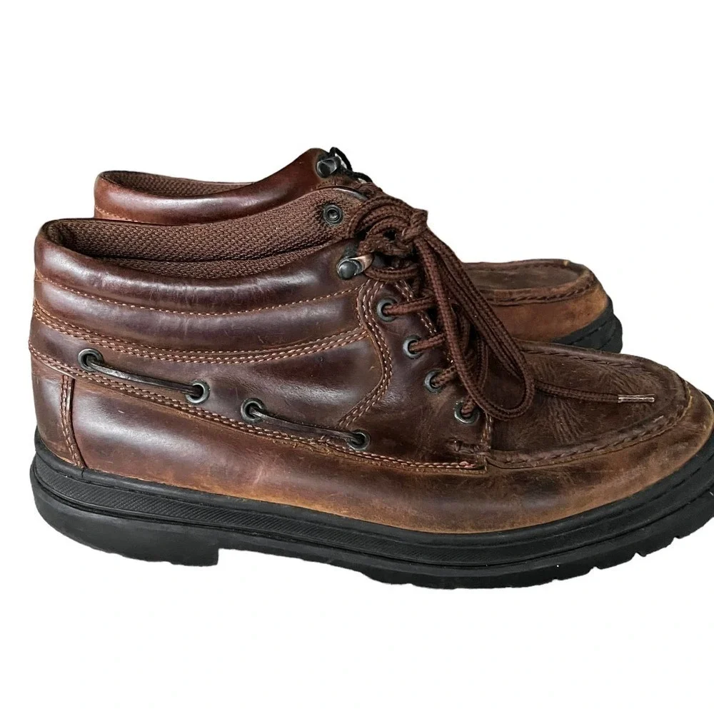 The Brown Shoe Leather Ashland Boots 10.5M